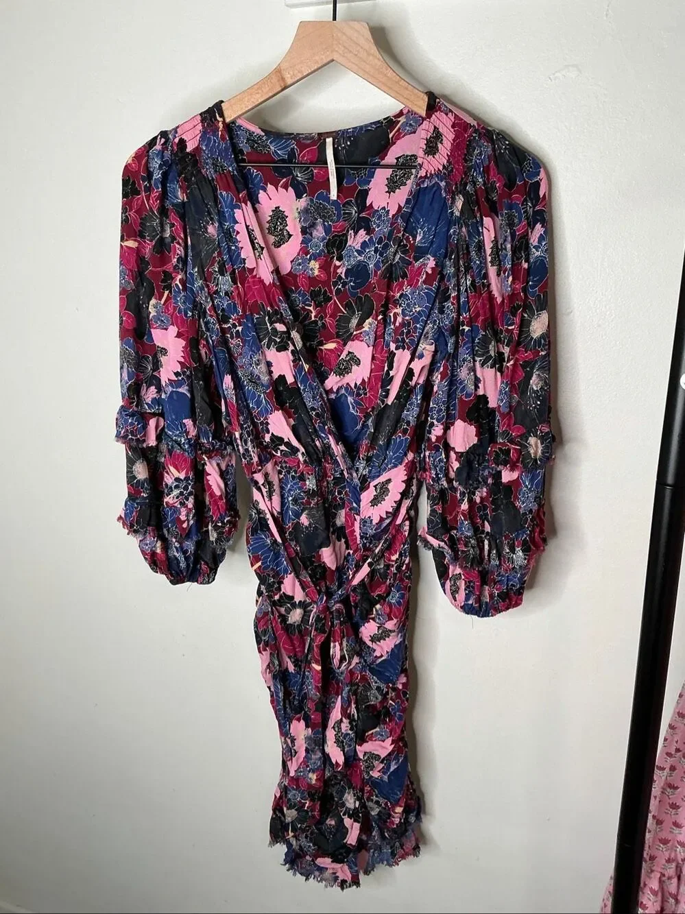 Free People Under Wraps Mini Dress | Magenta in 4